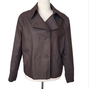 EUC like new New York Company women's brown double breast jacket coat XL